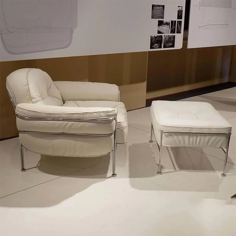 Designer Sofa Living Room Metal White Luxury Styling Nordic Design Bedroom Armrest Lazy Chair Makeup Divano Modern Furniture
Designer Sofa Living Room Metal White Luxury Styling Nordic Design Bedroom Armrest Lazy Chair Makeup Divano Modern Furniture