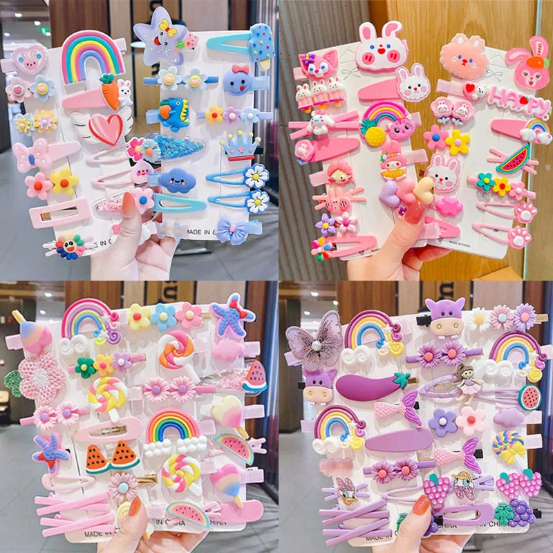 3Set Children's Hairpin 14-Piece Cartoon Cute Girl Baby Flowers Fresh Sweet Student Side Clip Princess Headdress HA1121
3Set Children's Hairpin 14-Piece Cartoon Cute Girl Baby Flowers Fresh Sweet Student Side Clip Princess Headdress HA1121