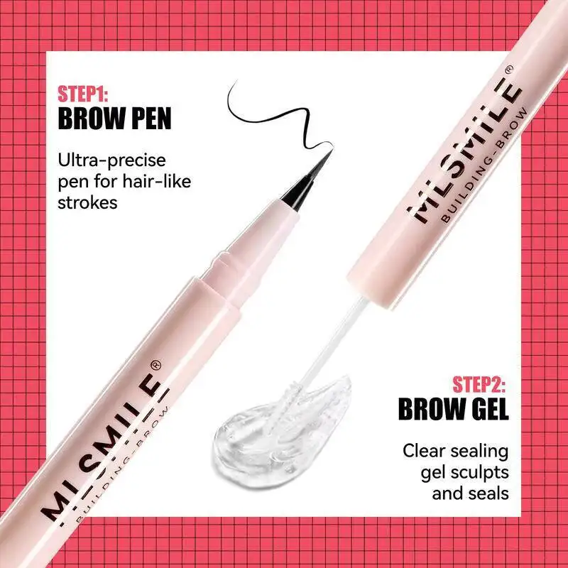 MLSMILE 4 Color Double-Ended Shaping Eyebrow Pencil Durable Setting Naturally Slender Liquid Eyeliner New
MLSMILE 4 Color Double-Ended Shaping Eyebrow Pencil Durable Setting Naturally Slender Liquid Eyeliner New
