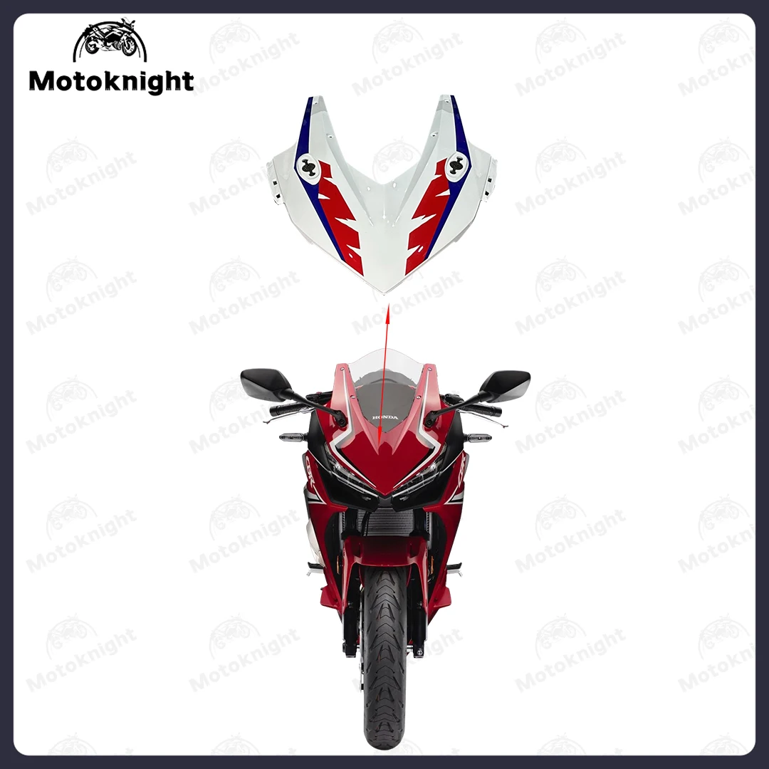 Комплект обтекателей передней фары мотоцикла, подходит для Honda CBR500R 2019 2020 2021 2022 2023, обтекатели передней маски, комплекты кузова 
Комплект обтекателей передней фары мотоцикла, подходит для Honda CBR500R 2019 2020 2021 2022 2023, обтекатели передней маски, комплекты кузова