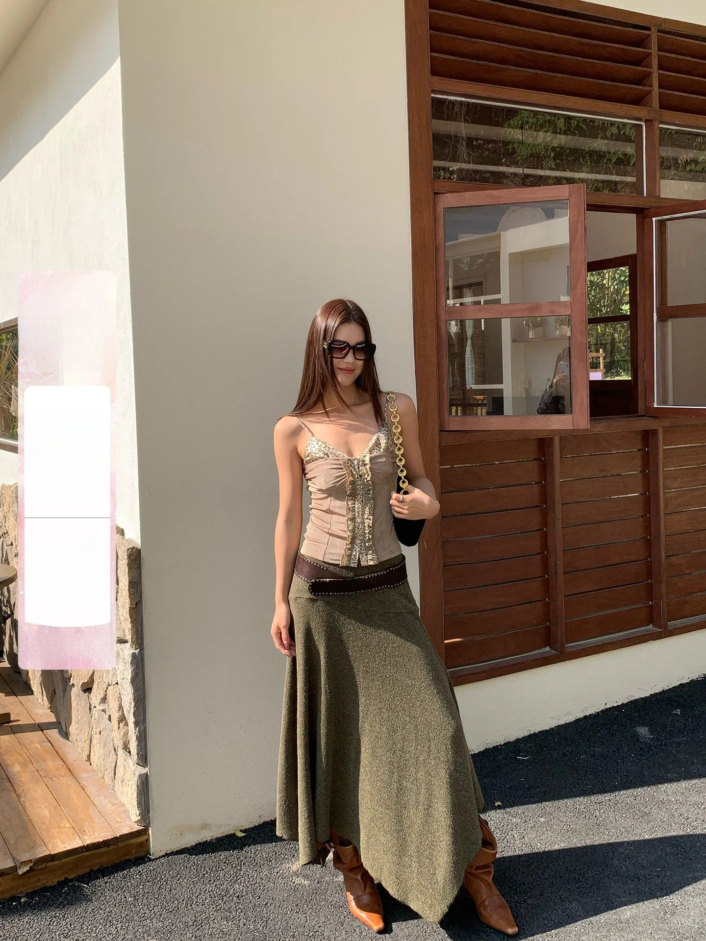 Early Spring New Style Vintage Green Asymmetrical Knitted Long A-Line Skirt Women Slimming Half-length Polyester Blend Skirt
Early Spring New Style Vintage Green Asymmetrical Knitted Long A-Line Skirt Women Slimming Half-length Polyester Blend Skirt