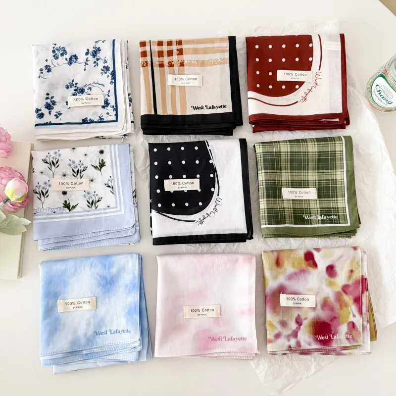 New Cotton Small Square Scarf Retro Plaid Polka Dot Scarf Decorative Headscarf Wearing Decorative Pure Cotton Silk Scarf
New Cotton Small Square Scarf Retro Plaid Polka Dot Scarf Decorative Headscarf Wearing Decorative Pure Cotton Silk Scarf