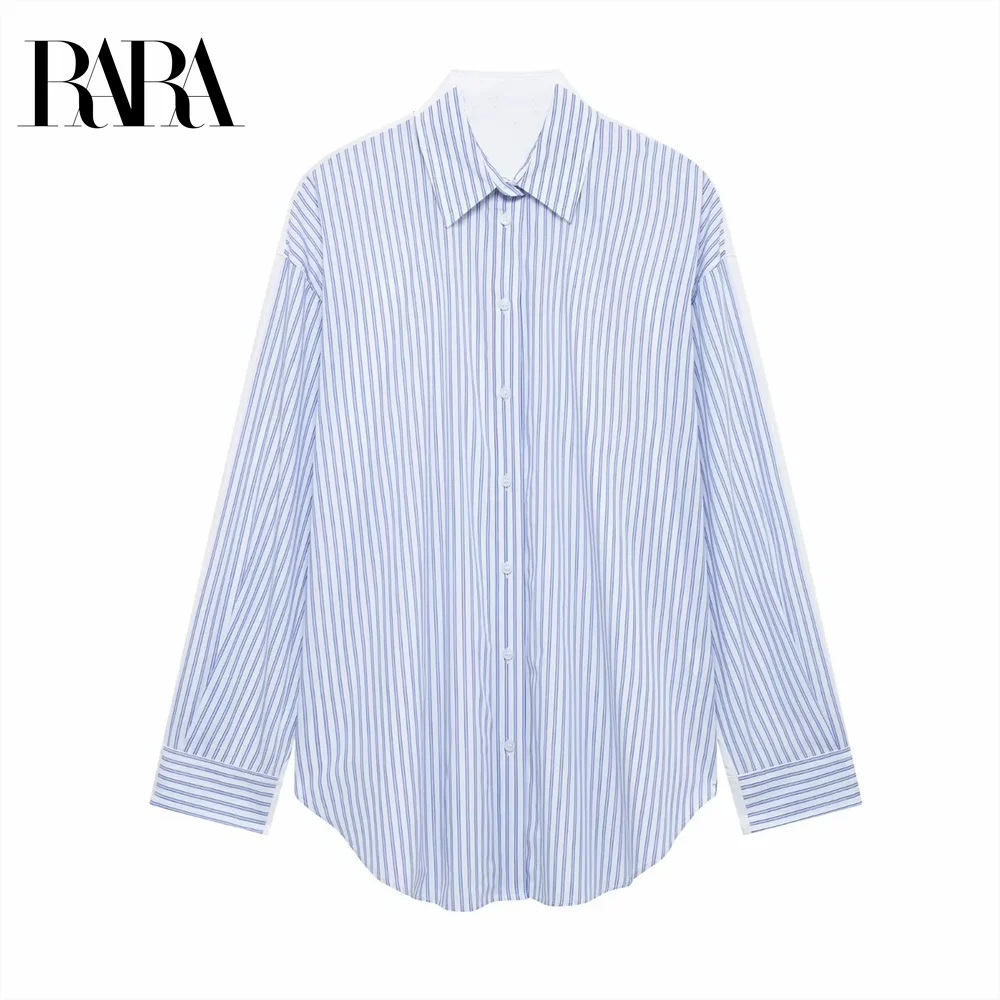 2025 RARA striped loose lapel long sleeve contrast color design fashionable versatile shirt spring new women's clothing
2025 RARA striped loose lapel long sleeve contrast color design fashionable versatile shirt spring new women's clothing