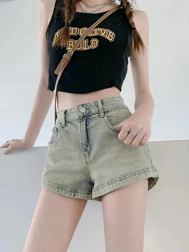 High Street Retro Blue Jeans Shorts Women Summer New Baggy Wide Leg Denim Pants Fashion Streetwear Y2k Clothing
High Street Retro Blue Jeans Shorts Women Summer New Baggy Wide Leg Denim Pants Fashion Streetwear Y2k Clothing