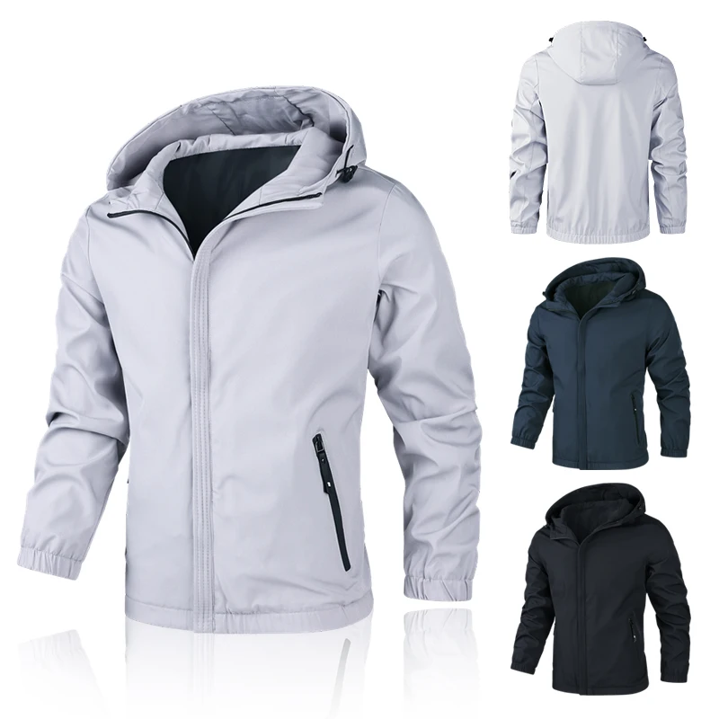 Men's Lightweight Hooded Jacket - Waterproof, Multi-Pocket & Durable Fabric, Versatile for Urban Commute & Outdoor Exploration
Men's Lightweight Hooded Jacket - Waterproof, Multi-Pocket & Durable Fabric, Versatile for Urban Commute & Outdoor Exploration