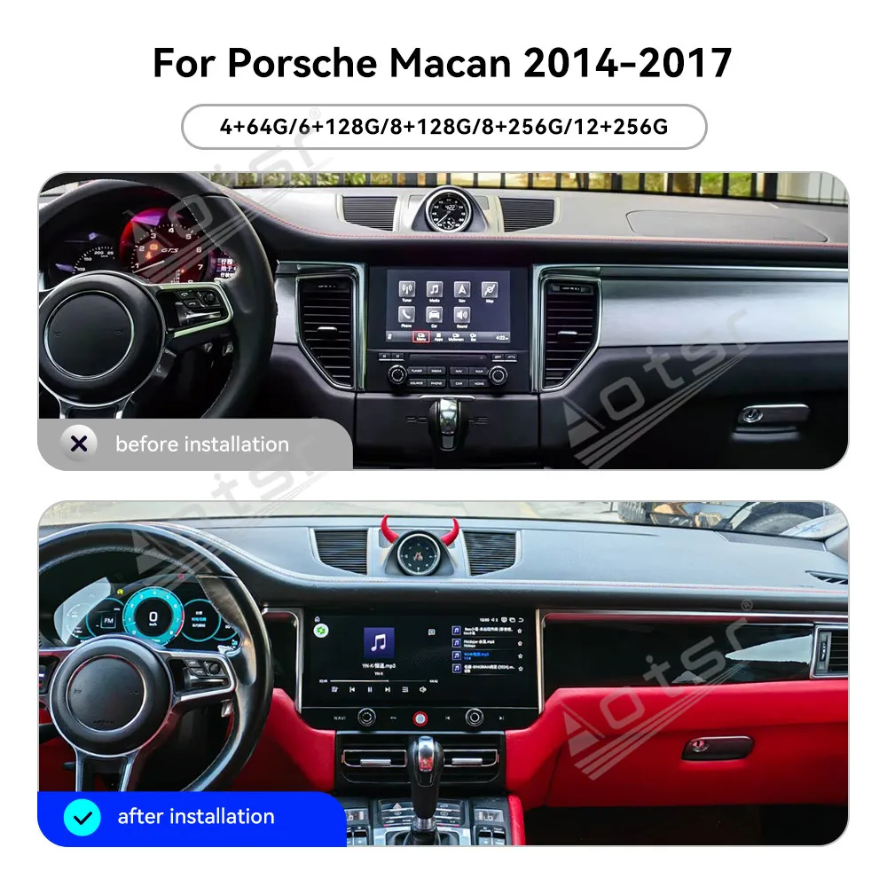 Автомагнитола Android 15 с 12,3-дюймовым сенсорным экраном для Porsche Macan 2014-2017: мультимедийный видеоплеер, GPS-навигация, Carplay, DSP
Автомагнитола Android 15 с 12,3-дюймовым сенсорным экраном для Porsche Macan 2014-2017: мультимедийный видеоплеер, GPS-навигация, Carplay, DSP