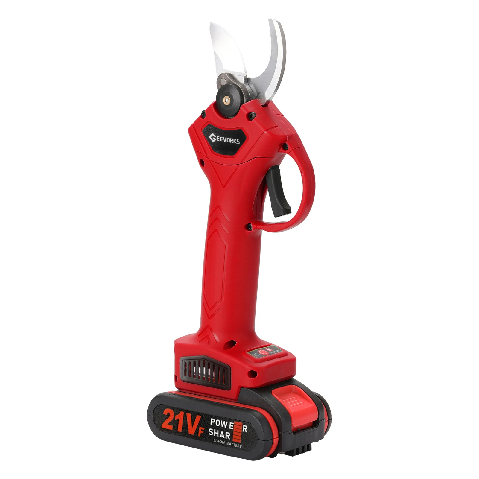 21V Cordless Electric Pruner Pruning Shear Efficient Fruit Tree Bonsai Pruning Branches Cutter Landscaping Tool
21V Cordless Electric Pruner Pruning Shear Efficient Fruit Tree Bonsai Pruning Branches Cutter Landscaping Tool