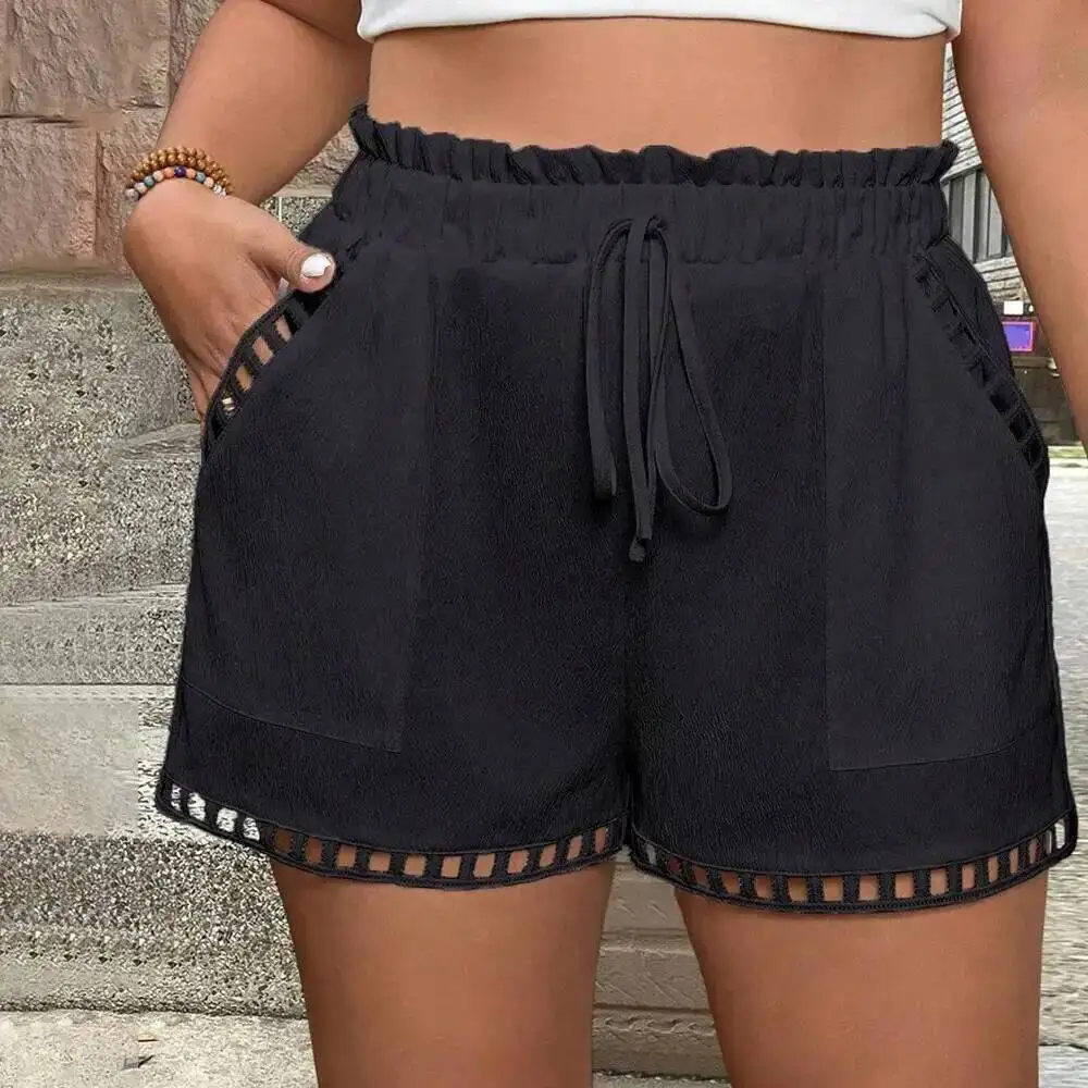2025 Plus Size Women's Three Part Casual Pants Summer New Item Pocket Design Sense Niche High Waisted Shorts
2025 Plus Size Women's Three Part Casual Pants Summer New Item Pocket Design Sense Niche High Waisted Shorts