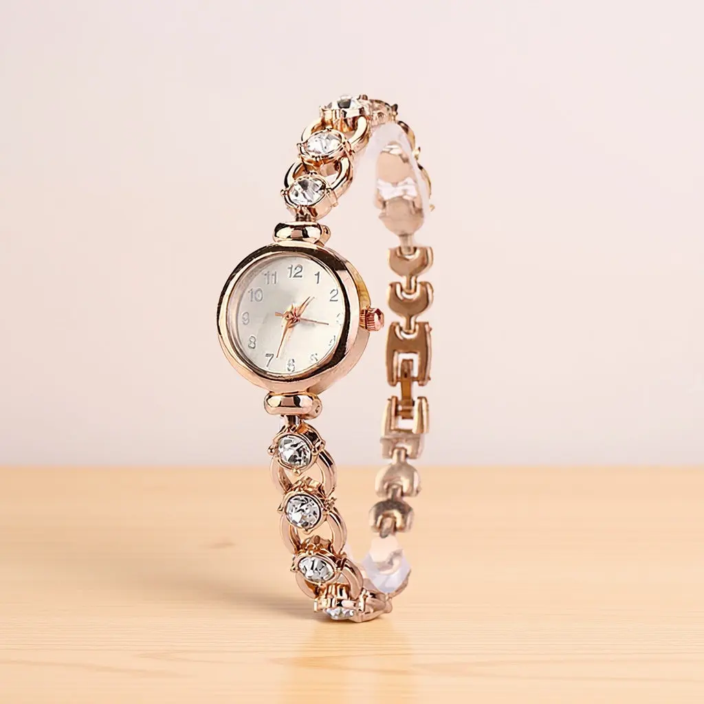 Fashion Women Quartz Watch Elegant Bracelet Wristwatch Perfect Gift for Mother's Day Wedding Anniversary New Year Golden
Fashion Women Quartz Watch Elegant Bracelet Wristwatch Perfect Gift for Mother's Day Wedding Anniversary New Year Golden
