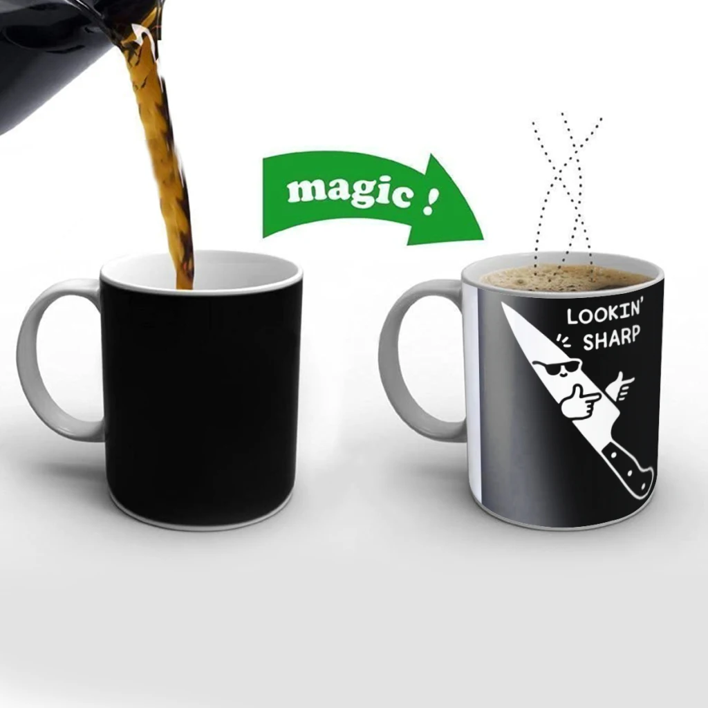 Lookin Sharp Creativity Change Color Chang mug Ceramic mug Hot Coffee Cup Breakfast Cup Mug Friend Gift
Lookin Sharp Creativity Change Color Chang mug Ceramic mug Hot Coffee Cup Breakfast Cup Mug Friend Gift