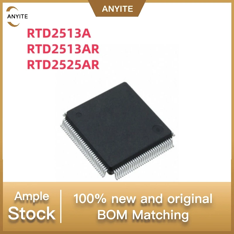 5Pcs/Lot New RTD2513A RTD2513 RTD2513AR RTD2513A RTD2513 RTD2525AR RTD2525A RTD2525 LQFP128
5Pcs/Lot New RTD2513A RTD2513 RTD2513AR RTD2513A RTD2513 RTD2525AR RTD2525A RTD2525 LQFP128