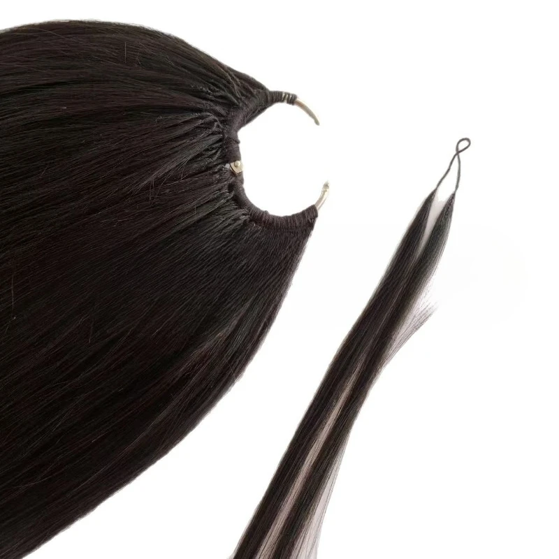 Traceless hair extension, crochet hair extension, female real hair, invisible 6d micro interface, long straight hair.
Traceless hair extension, crochet hair extension, female real hair, invisible 6d micro interface, long straight hair.