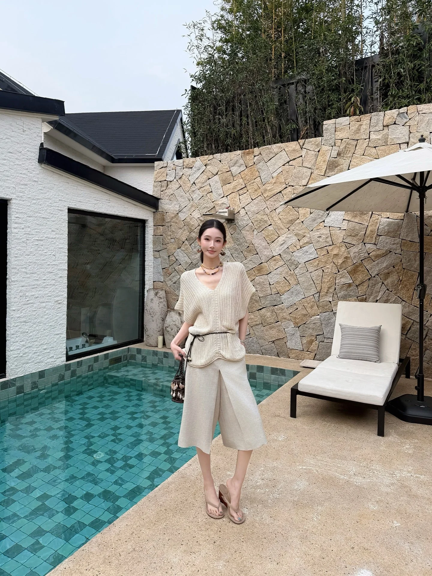 ALIN Jiangnan Memory Loose Knitwear Short Sleeve V-neck Batwing T-shirt Women's Casual Comfortable Breathable Top
ALIN Jiangnan Memory Loose Knitwear Short Sleeve V-neck Batwing T-shirt Women's Casual Comfortable Breathable Top