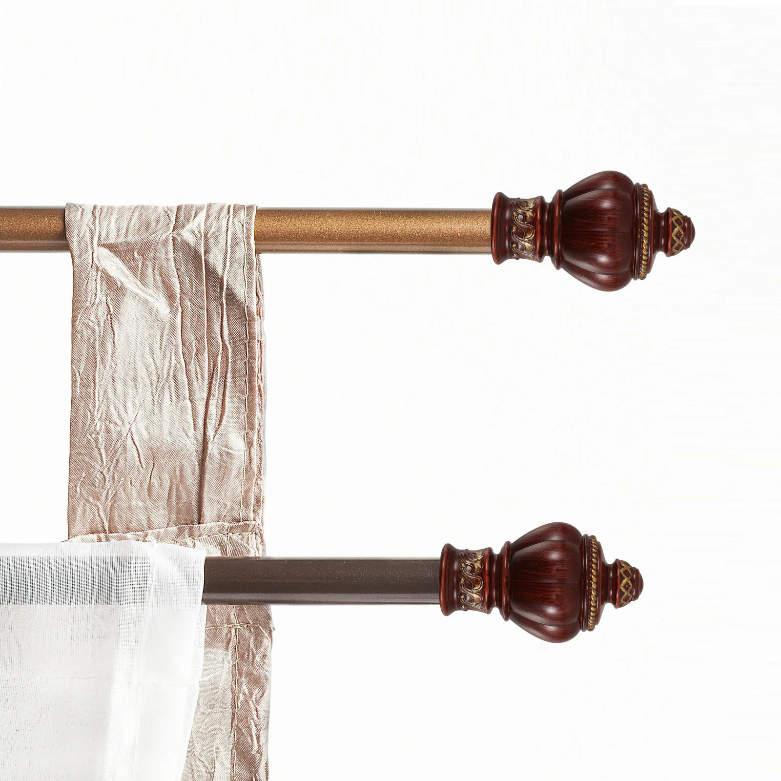 2pcs Wooden Curtain Rod Finials Curtain Rod Toppers Decorative End Caps For Window Drapery Rods Bed Post Replacement Tips Knobs
2pcs Wooden Curtain Rod Finials Curtain Rod Toppers Decorative End Caps For Window Drapery Rods Bed Post Replacement Tips Knobs
