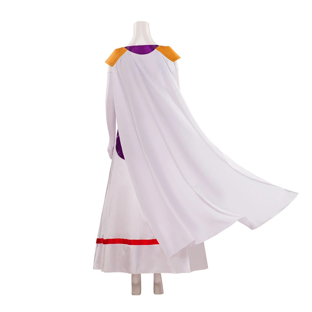 Game Hilda Cosplay Costume Purple Dress Tunic Apron with Cloak Outfits Halloween Costume Suit for Adult Women 
Game Hilda Cosplay Costume Purple Dress Tunic Apron with Cloak Outfits Halloween Costume Suit for Adult Women