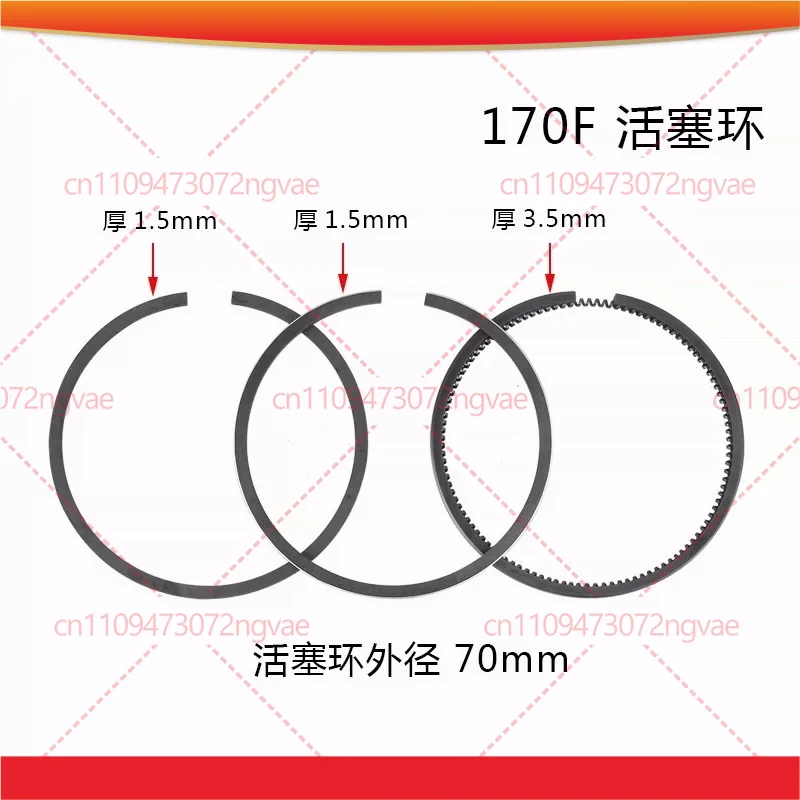 3pcs For 168F 170F Diesel Engine Piston Rings Kit Diesel Power Conversion Spare Parts Power Tool Accessories
3pcs For 168F 170F Diesel Engine Piston Rings Kit Diesel Power Conversion Spare Parts Power Tool Accessories