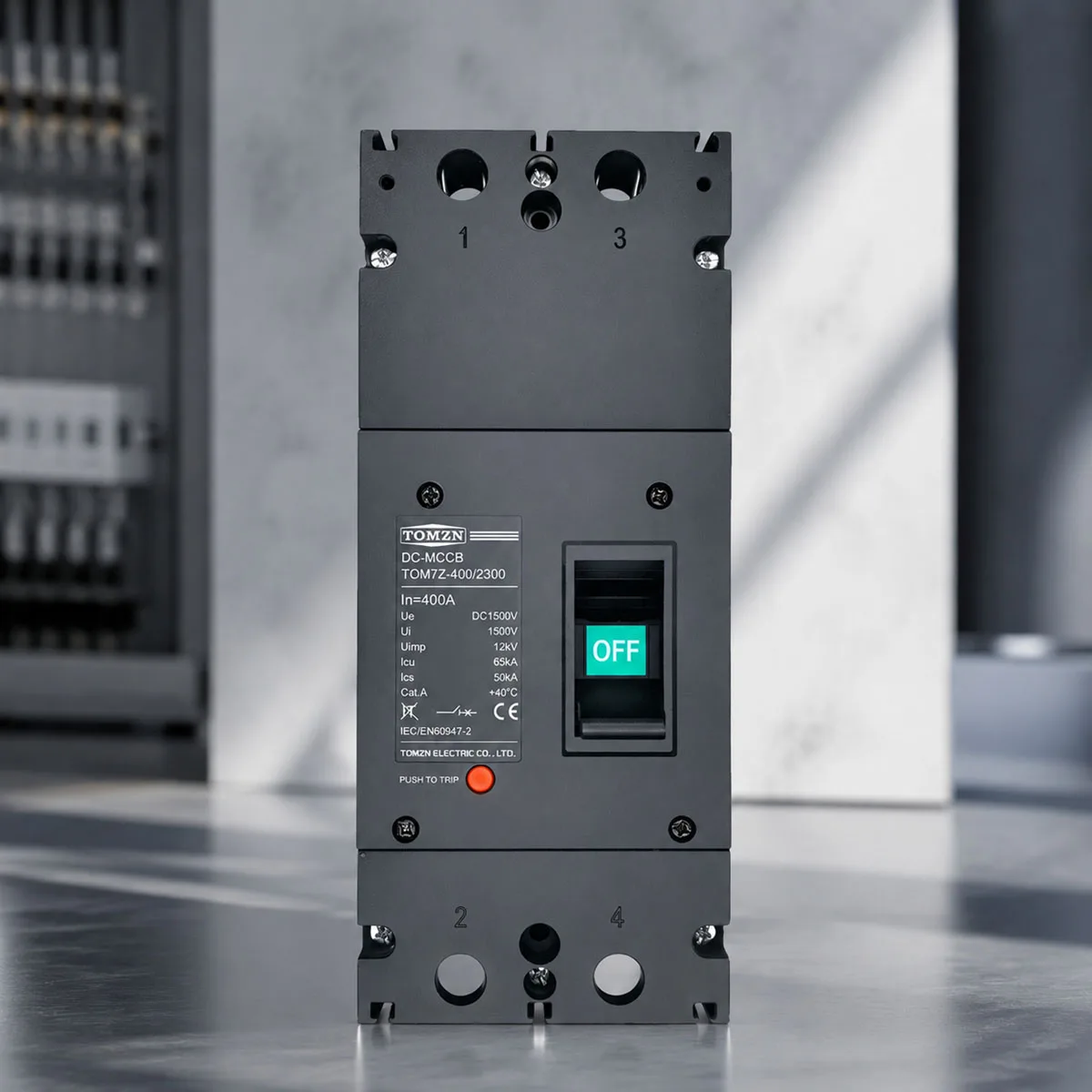 TOMZN 2P DC MCCB TOM7Z 1500V 300A 400A Protect for Solar Photovoltaic PV Molded Case Circuit Breaker Overload Protection Switch
TOMZN 2P DC MCCB TOM7Z 1500V 300A 400A Protect for Solar Photovoltaic PV Molded Case Circuit Breaker Overload Protection Switch