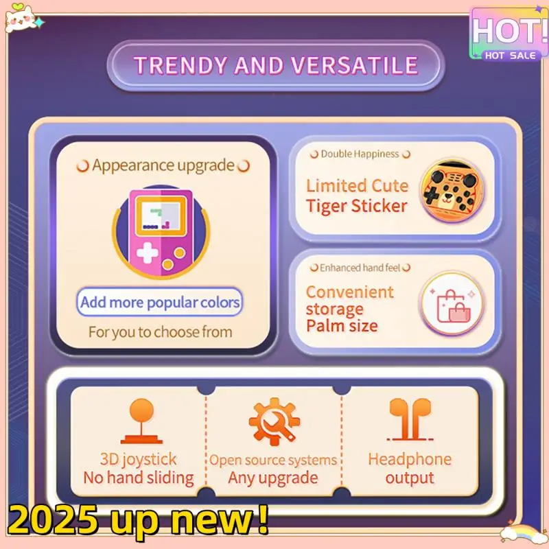 Нежная текстура-RGB20S, ретро игровая консоль, 3,5-дюймовый экран, система с открытым исходным кодом, портативные видеоплееры, детские подарки
Нежная текстура-RGB20S, ретро игровая консоль, 3,5-дюймовый экран, система с открытым исходным кодом, портативные видеоплееры, детские подарки