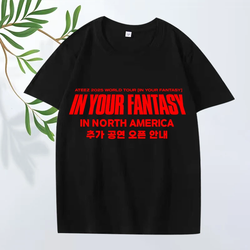 Ateez In Your Fantasy 2025 World Tour T Shirt men’s women Oversized 100% Cotton streetwear short sleeve Summer print Unisex tops
Ateez In Your Fantasy 2025 World Tour T Shirt men’s women Oversized 100% Cotton streetwear short sleeve Summer print Unisex tops