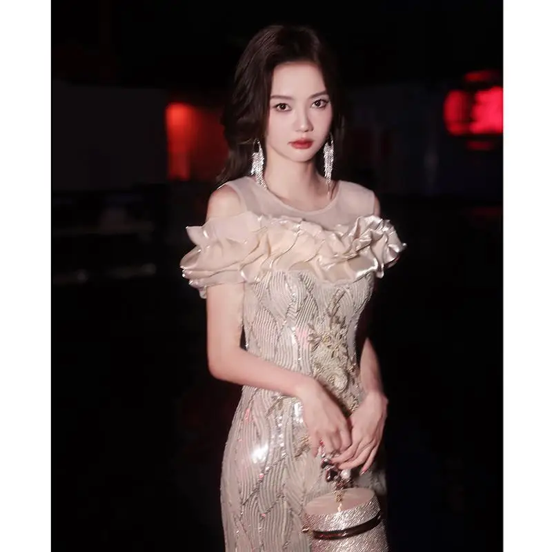 iny Sequin Evening Dr One oulder High-Defn Luxury Small ence Host Evening Par Wedding Cus-Made
iny Sequin Evening Dr One oulder High-Defn Luxury Small ence Host Evening Par Wedding Cus-Made