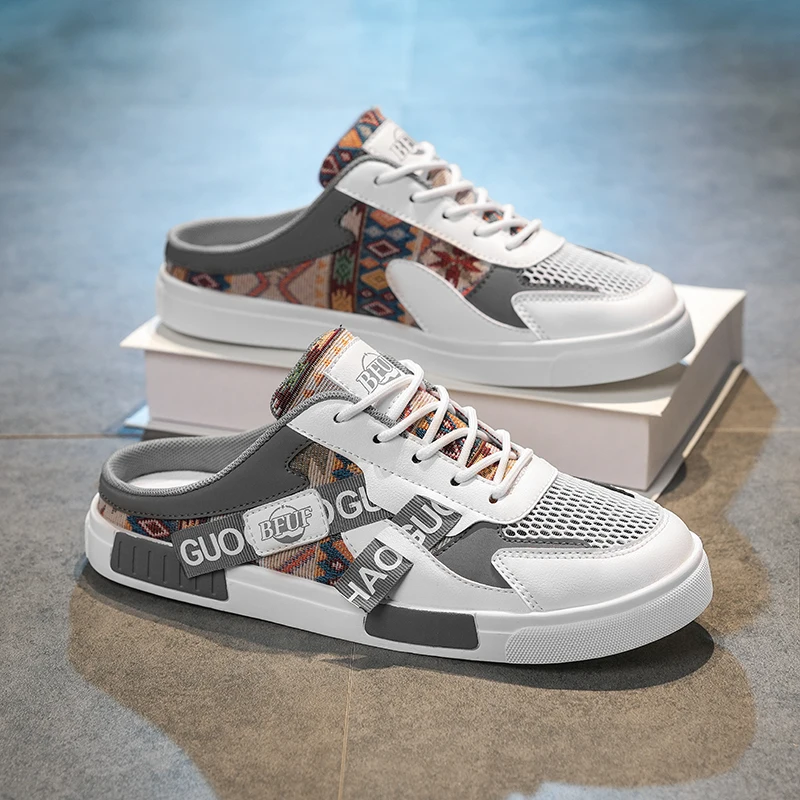 2025 Summer Platform Half Shoes For Men Mules Backless Loafers Slipper Man Slides Thick Bottom Mens Semi-Drag Casual Board Shoes
2025 Summer Platform Half Shoes For Men Mules Backless Loafers Slipper Man Slides Thick Bottom Mens Semi-Drag Casual Board Shoes