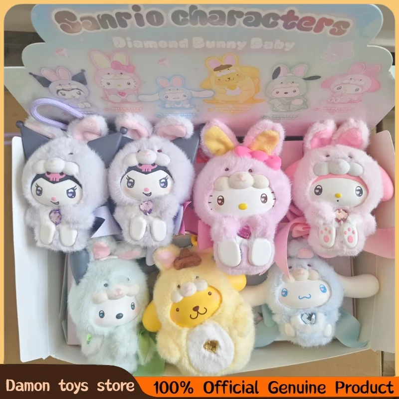 Genuine Sanrio Diamond Bunny Baby Series Melody Blind Box Toys Vinyl Plush Bag Pendant Doll Kuromi Mystery Box Trendy Toys Gifts
Genuine Sanrio Diamond Bunny Baby Series Melody Blind Box Toys Vinyl Plush Bag Pendant Doll Kuromi Mystery Box Trendy Toys Gifts