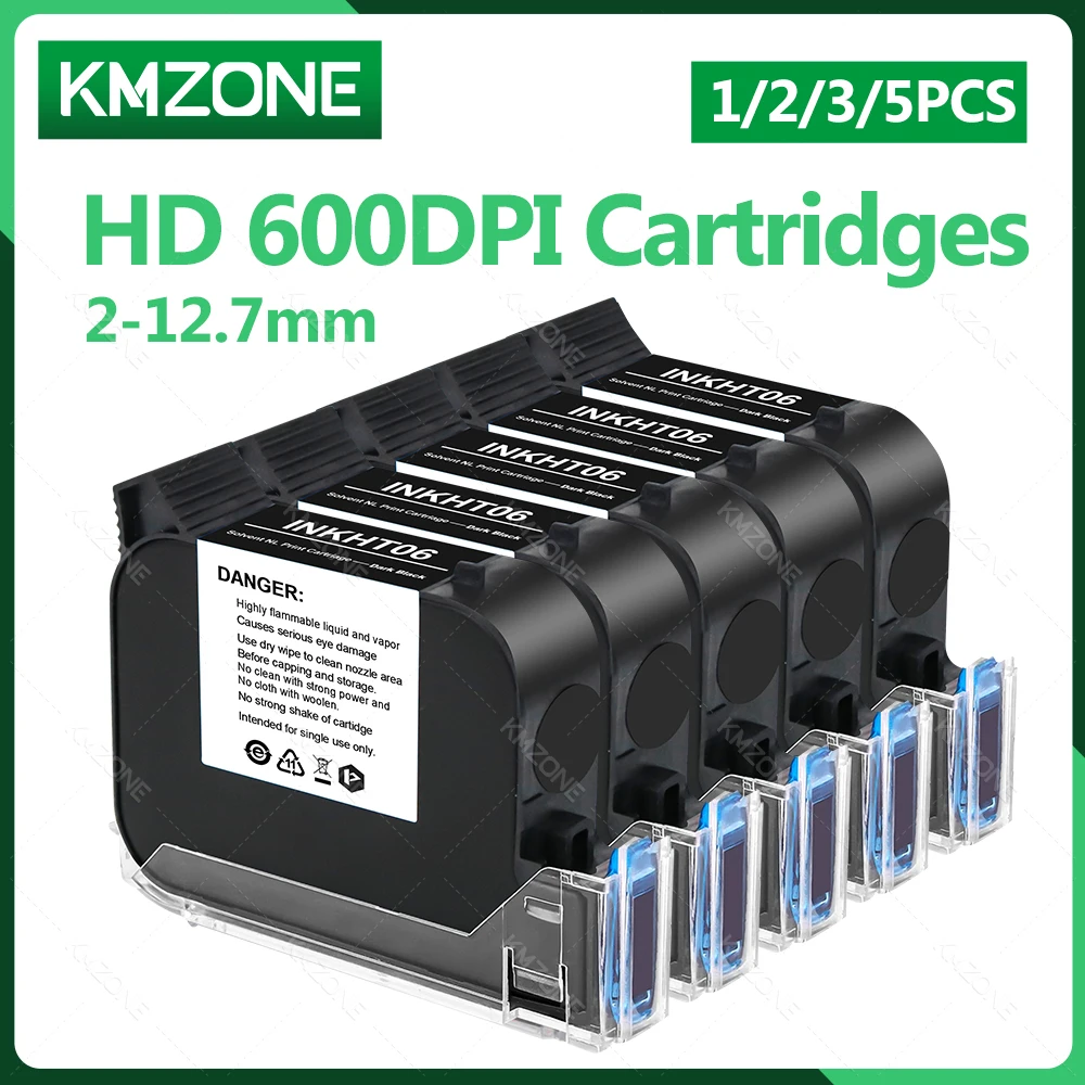 42ML Black Printer Ink Cartridge Quick-drying 12.7mm Ink Print Height 0.5inch Universal for Handheld Inkjet Printer 1/2/3/5 pcs
42ML Black Printer Ink Cartridge Quick-drying 12.7mm Ink Print Height 0.5inch Universal for Handheld Inkjet Printer 1/2/3/5 pcs