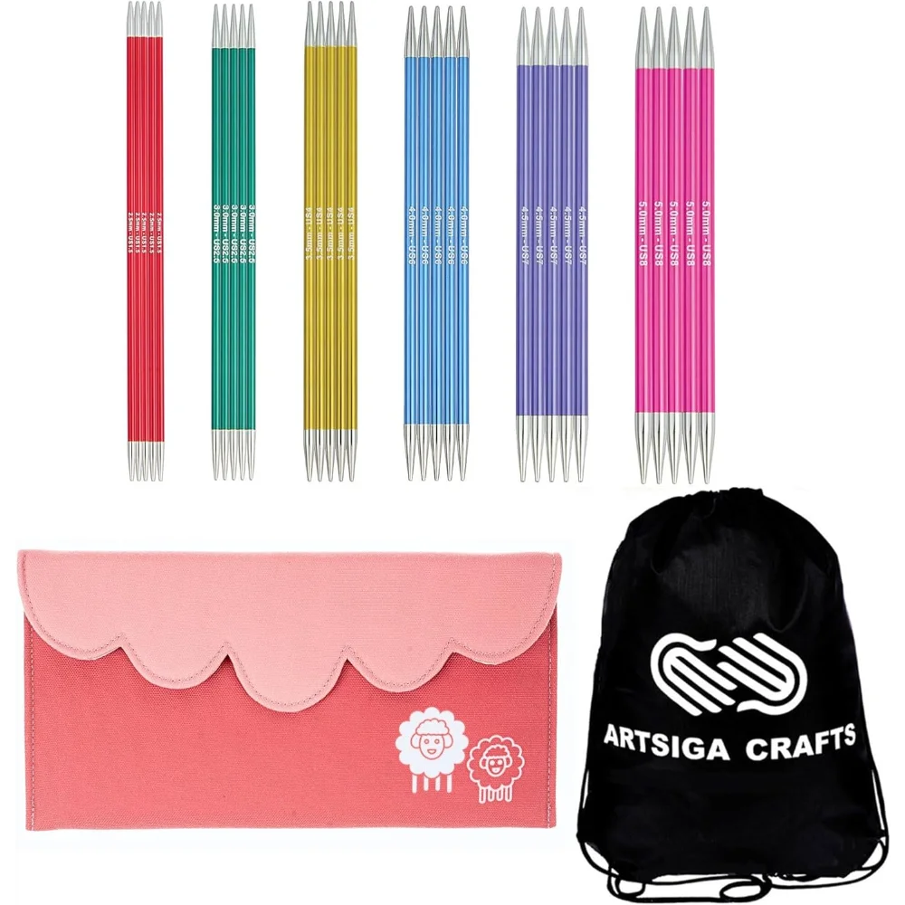 Starter 8" Double Pointed Needles Set with Case and Bag
Starter 8" Double Pointed Needles Set with Case and Bag