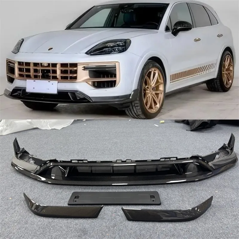 For Porsche Cayenne 9Y0.2 2024-2025 Real Dry Carbon Fiber Front Lip Front Bumper Lower Lip Under Spoiler Splitter Body Kit
For Porsche Cayenne 9Y0.2 2024-2025 Real Dry Carbon Fiber Front Lip Front Bumper Lower Lip Under Spoiler Splitter Body Kit