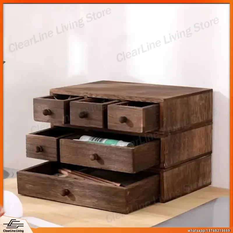 Solid Wood Drawer Storage Box Rectangular Desktop Organizer Shelf for Jewelry Makeup Accessories Office Supplies Home
Solid Wood Drawer Storage Box Rectangular Desktop Organizer Shelf for Jewelry Makeup Accessories Office Supplies Home