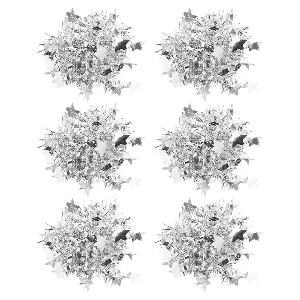 6 Pcs Flowers Silver Plastic Pom Poms Cheerleading Supplies Wrist Flowers Student Dance Party Accessories
6 Pcs Flowers Silver Plastic Pom Poms Cheerleading Supplies Wrist Flowers Student Dance Party Accessories