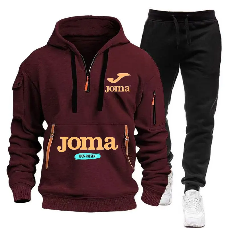 joma brand's new men's casual set for 2026, a two-piece set with a hood and warm windproof pants, is suitable for men's outdoor
joma brand's new men's casual set for 2026, a two-piece set with a hood and warm windproof pants, is suitable for men's outdoor