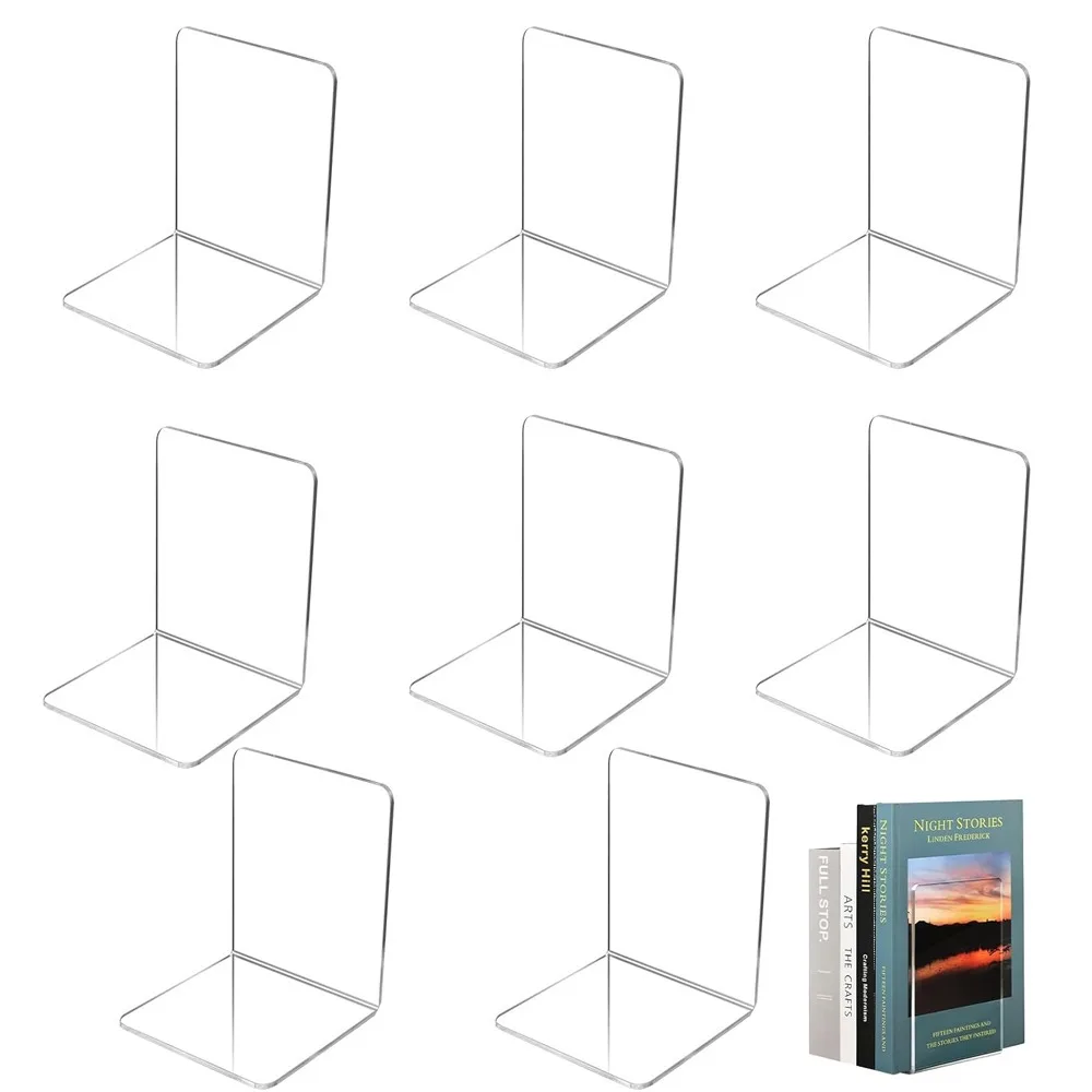 Clear Acrylic Books Stand Transparent Books Holders Display Stand for Displaying Pictures, Cookbooks, Notebooks Bookends
Clear Acrylic Books Stand Transparent Books Holders Display Stand for Displaying Pictures, Cookbooks, Notebooks Bookends