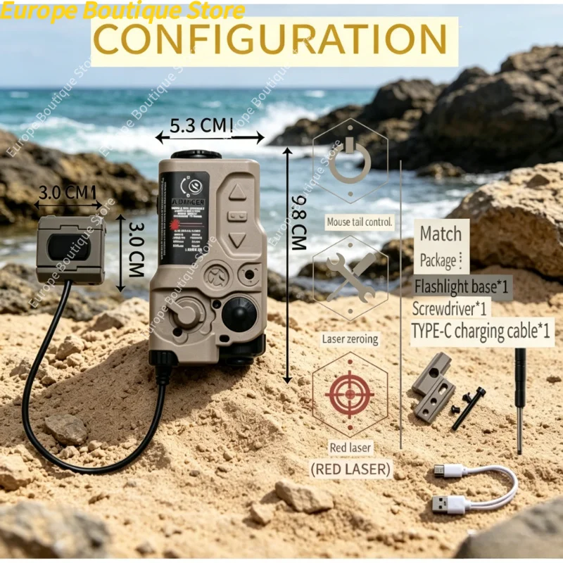 Red Green Light Module RAID-X Style Multifunctional Tactical Light For 20mm Rail Outdoor Game Toy Accessories
Red Green Light Module RAID-X Style Multifunctional Tactical Light For 20mm Rail Outdoor Game Toy Accessories