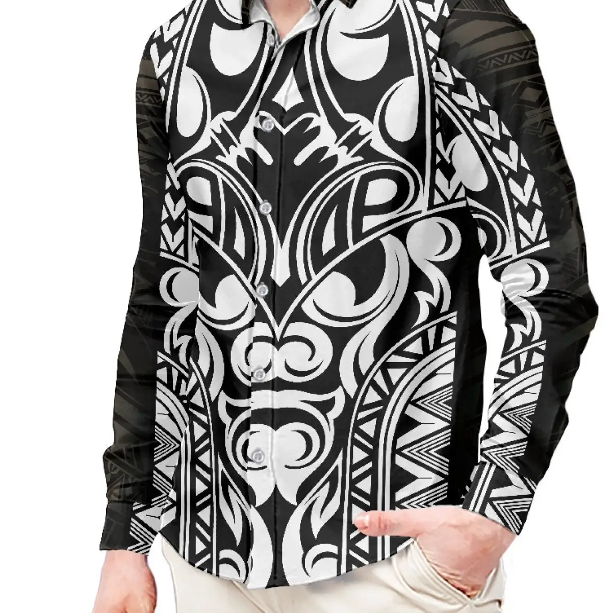 Animal Head Tattoo Print Polynesian Hawaiian Casual Sport Style Men's Shirt Stand Collar 6XL Long Sleeve Men's Shirt Winter
Animal Head Tattoo Print Polynesian Hawaiian Casual Sport Style Men's Shirt Stand Collar 6XL Long Sleeve Men's Shirt Winter