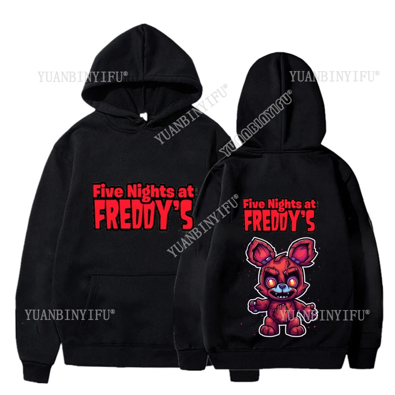 Harajuku крутой забавный мультфильм FNAF пяти ночей в Фредди, одежда унисекс, толстовки, топы, толстовки, популярные на осень и зиму
Harajuku крутой забавный мультфильм FNAF пяти ночей в Фредди, одежда унисекс, толстовки, топы, толстовки, популярные на осень и зиму