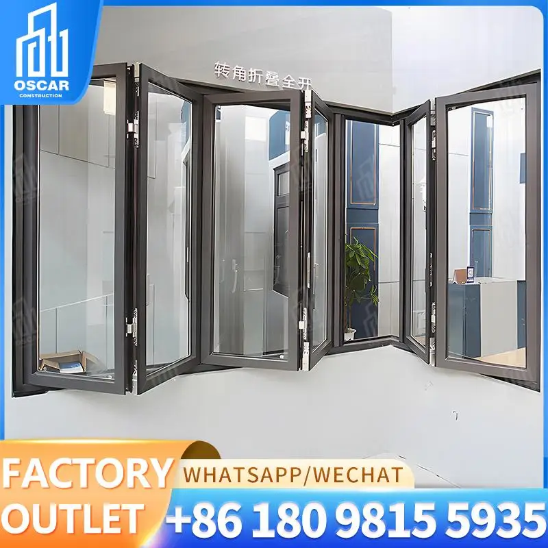 Customizable High Function Double Folding Door for Commercial Spaces in Europe Factory Direct Bifold Door
Customizable High Function Double Folding Door for Commercial Spaces in Europe Factory Direct Bifold Door