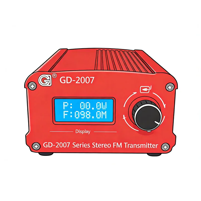 GD-2007 7W FM Transmitter BH1415 PLL FM Transmitter
GD-2007 7W FM Transmitter BH1415 PLL FM Transmitter
