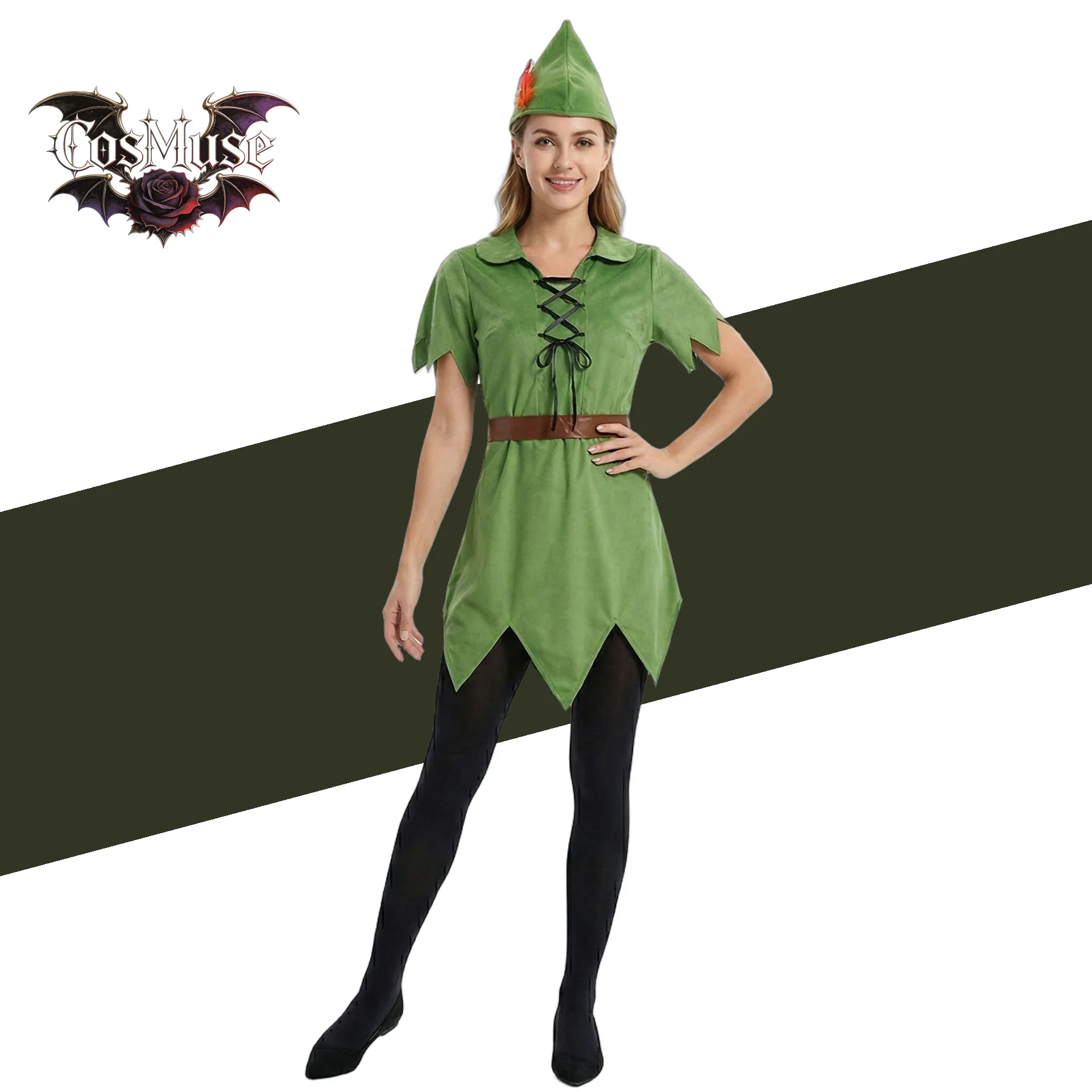 Peter Pan Cosplay Costume for Men Women - Classic Fantasy Stage Halloween Roleplay Performance Outfit 2026
Peter Pan Cosplay Costume for Men Women - Classic Fantasy Stage Halloween Roleplay Performance Outfit 2026