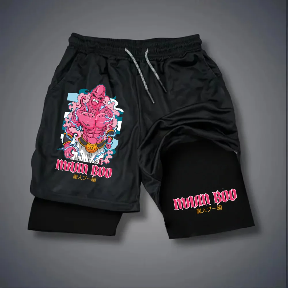 Anime Dragon Ball Majin Buu Men's 2-Layer Shorts Kanji Pink Graphic Gym Shorts with Elastic Waist Family Matching Outfits Gym
Anime Dragon Ball Majin Buu Men's 2-Layer Shorts Kanji Pink Graphic Gym Shorts with Elastic Waist Family Matching Outfits Gym