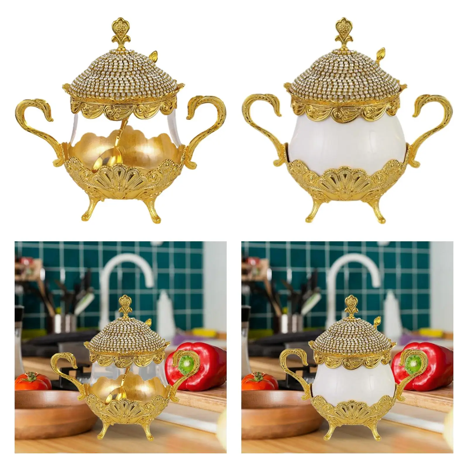 Сахарница, банка, с крышкой и ложкой, контейнер для сахара, сольница, контейнер для соли для домашнего стола, кухонная столешница, кофе-бар
Сахарница, банка, с крышкой и ложкой, контейнер для сахара, сольница, контейнер для соли для домашнего стола, кухонная столешница, кофе-бар