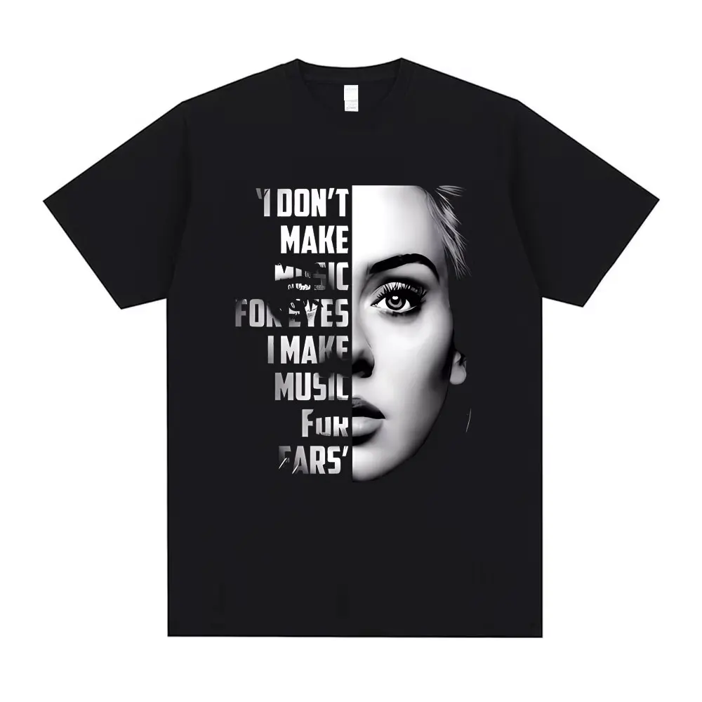 Singer Adele Face Graphic T Shirt Men Women Clothing Fashion Pop Music T-shirt Unisex Oversized Tshirt Men's Vintage Streetwear
Singer Adele Face Graphic T Shirt Men Women Clothing Fashion Pop Music T-shirt Unisex Oversized Tshirt Men's Vintage Streetwear