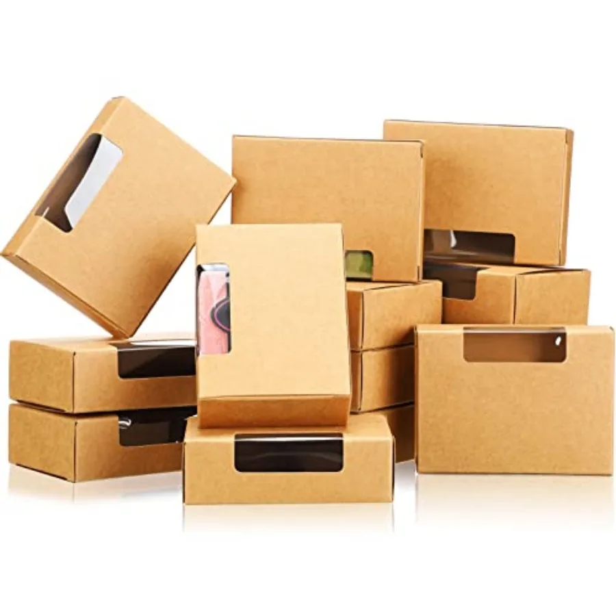 30 Pack Kraft Soap Boxes with Clear Window, Handmade Making Soap Packaging Boxes, Small Gift Box for DIY, 3.5 x 2.6 x 1.2 Inch
30 Pack Kraft Soap Boxes with Clear Window, Handmade Making Soap Packaging Boxes, Small Gift Box for DIY, 3.5 x 2.6 x 1.2 Inch