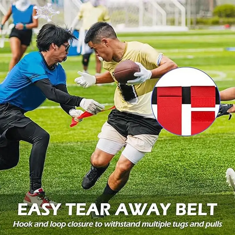 22PCS Adjustable Flag Football Set Football Flag Football Belts For Sports Training Competition Blue+Red
22PCS Adjustable Flag Football Set Football Flag Football Belts For Sports Training Competition Blue+Red