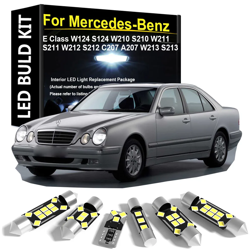 Car Interior Light LED For Mercedes-Benz E Class W124 S124 W210 S210 W211 S211 W212 S212 C207 A207 W213 S213 Sedan Coupe Canbus
Car Interior Light LED For Mercedes-Benz E Class W124 S124 W210 S210 W211 S211 W212 S212 C207 A207 W213 S213 Sedan Coupe Canbus