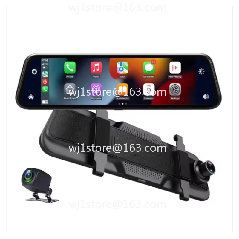 10 inch Wireless CarPlay Android Car DVR Dual Dashboard Cam Rearview Mirror Dual Lens 1080P 4K WiFi BT FM AUX
10 inch Wireless CarPlay Android Car DVR Dual Dashboard Cam Rearview Mirror Dual Lens 1080P 4K WiFi BT FM AUX