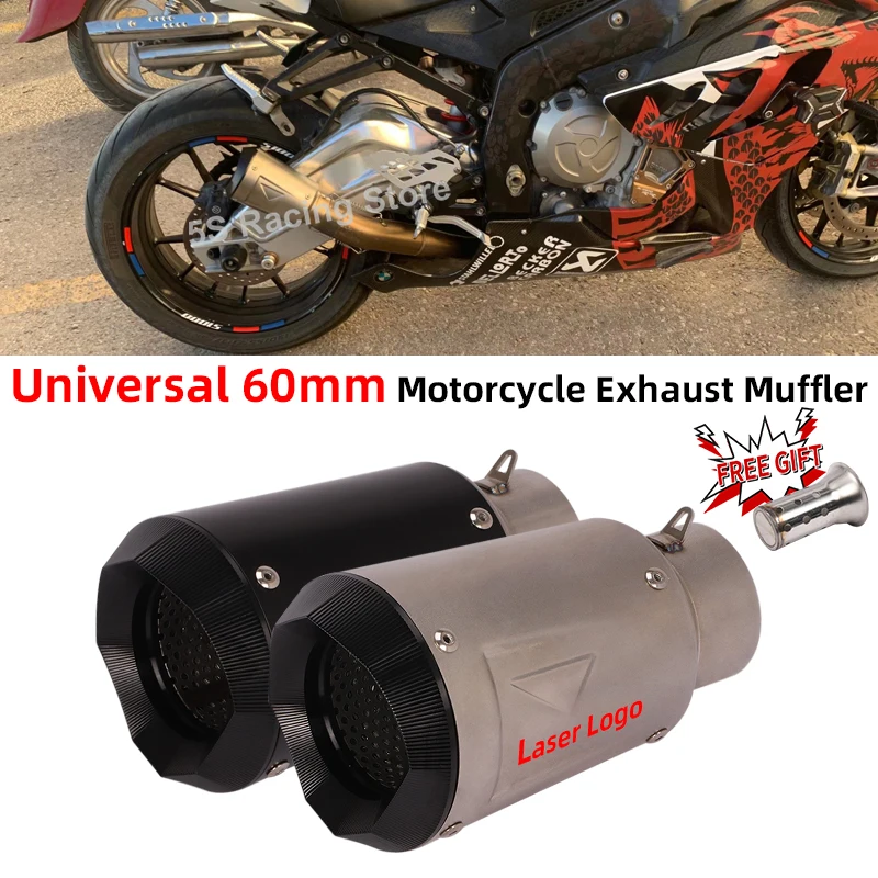 Universal 60mm Motorcycle GP Racing Tail Exhaust Pipe Escape Silencer Modify Muffler DB Killer CNC For R1 Z900 GSXR1000 S1000RR
Universal 60mm Motorcycle GP Racing Tail Exhaust Pipe Escape Silencer Modify Muffler DB Killer CNC For R1 Z900 GSXR1000 S1000RR