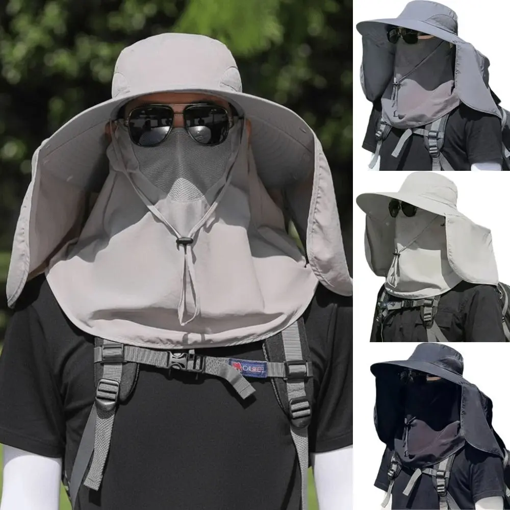 UV Protection Sun Protection Hat Quick Drying Removable Flap Summer Sunscreen Cap Breathable Caps Mask Set Women Fisherman Hat
UV Protection Sun Protection Hat Quick Drying Removable Flap Summer Sunscreen Cap Breathable Caps Mask Set Women Fisherman Hat