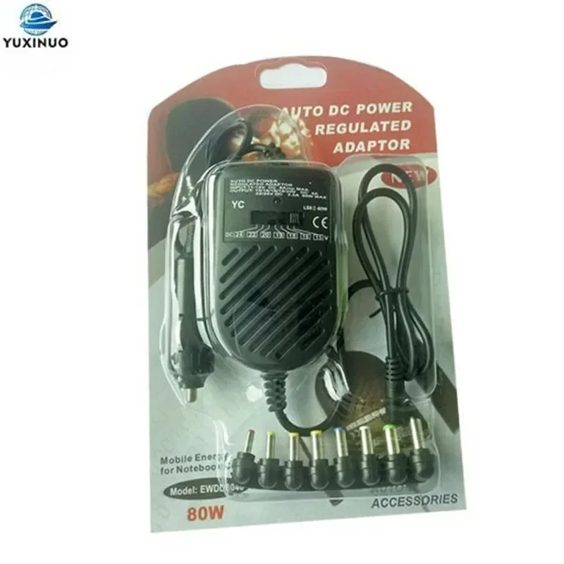 Universal 80W Portable Charger LED Auto Laptop Notebook Car Charger Adjustable Power Supply Adapter with Set 8 Detachable Plugs
Universal 80W Portable Charger LED Auto Laptop Notebook Car Charger Adjustable Power Supply Adapter with Set 8 Detachable Plugs