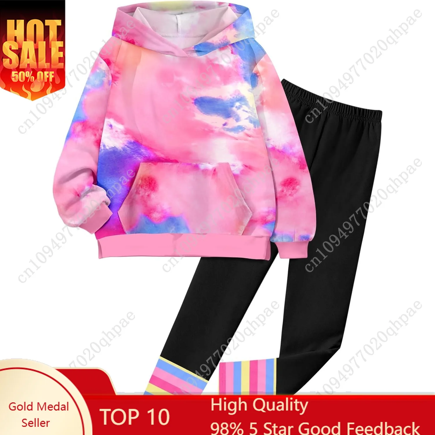 Girls Clothes Long Sleeve Tie Dye Hoodie Sweatshirt Tops and Leggings Sweatpants 2 Piece Fall Winter Outfits 6-12Y
Girls Clothes Long Sleeve Tie Dye Hoodie Sweatshirt Tops and Leggings Sweatpants 2 Piece Fall Winter Outfits 6-12Y